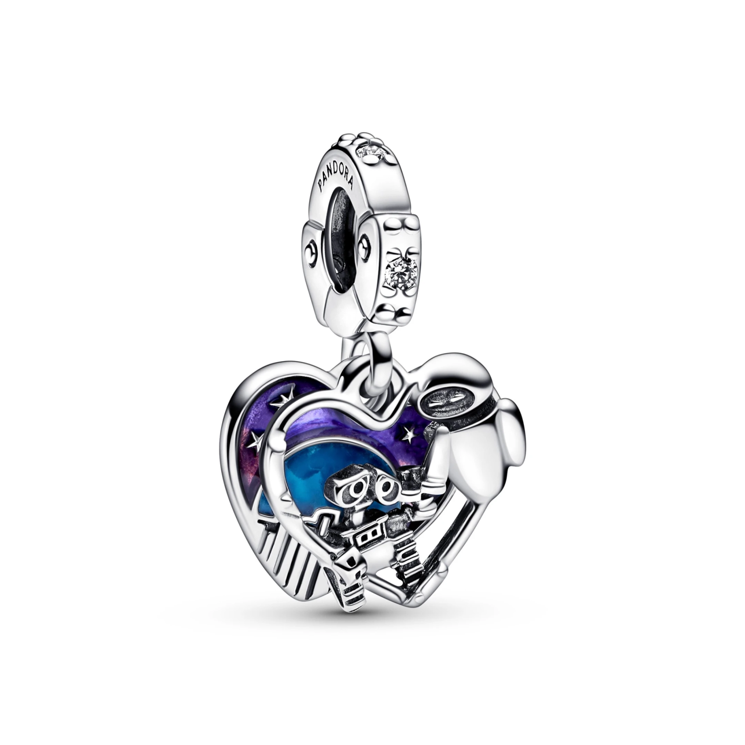 Charm Pendant Qui Brille Dans Le Noir Disney Pixar Wall-E & Eve