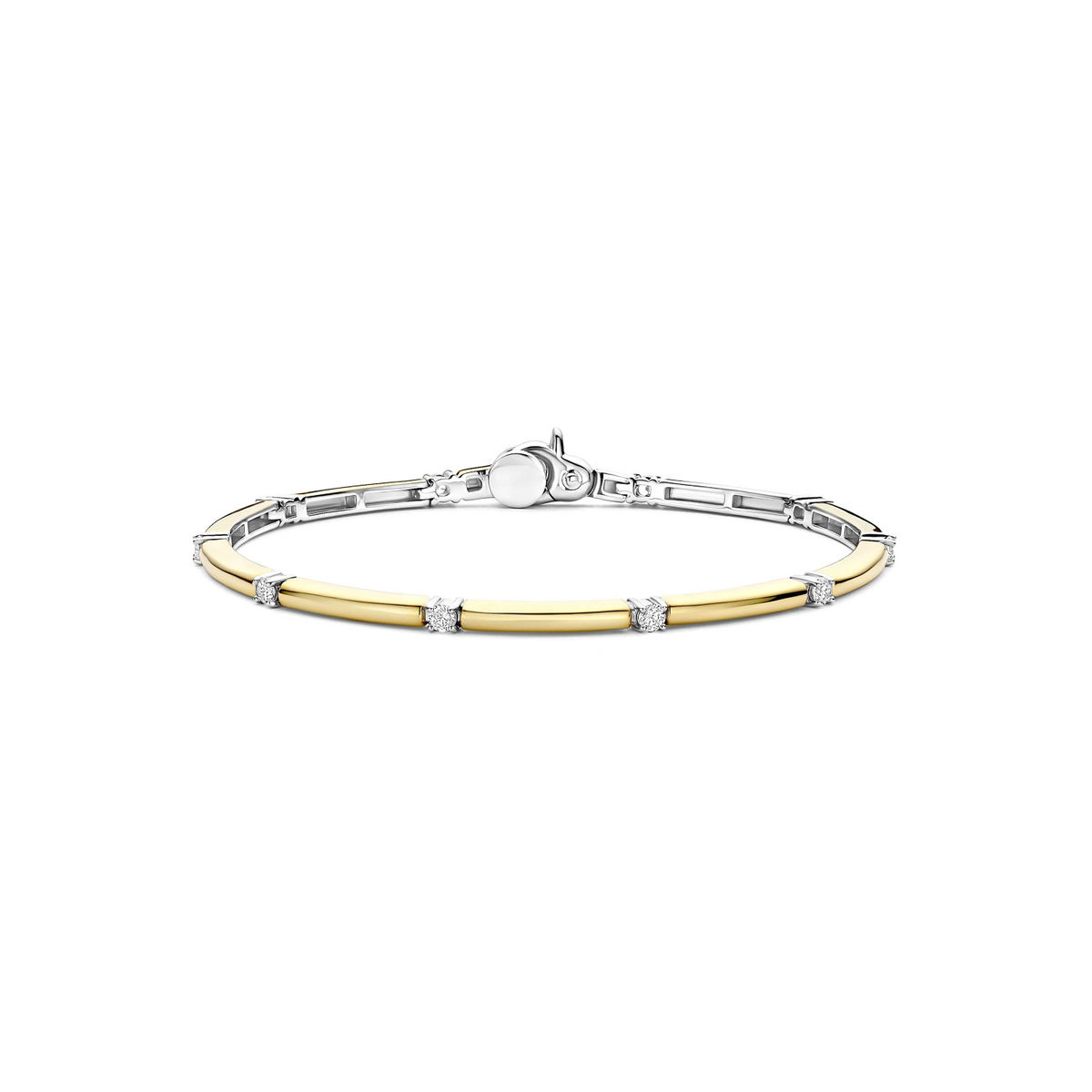 Classic Rechthoekige Zirkonia Bangle