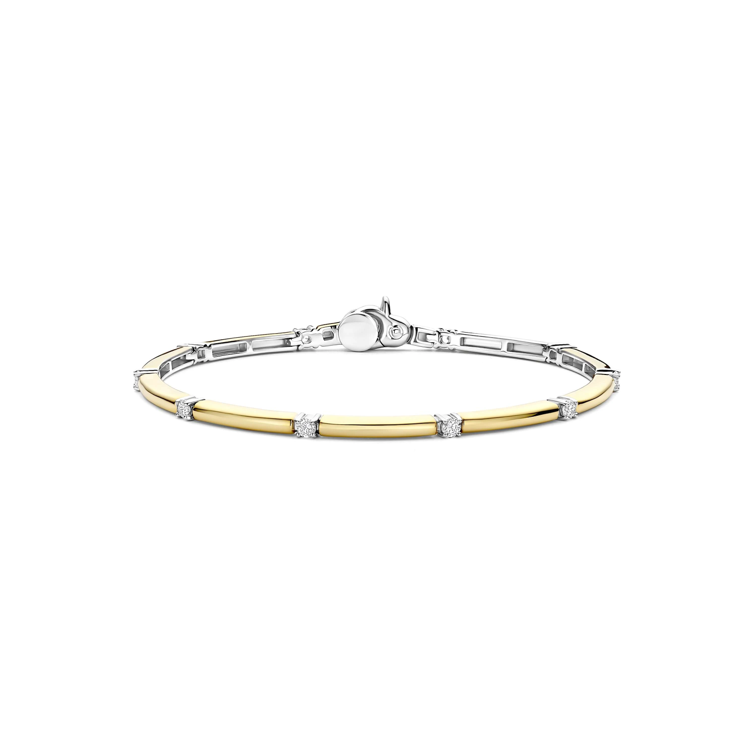 Classic Rechthoekige Zirkonia Bangle