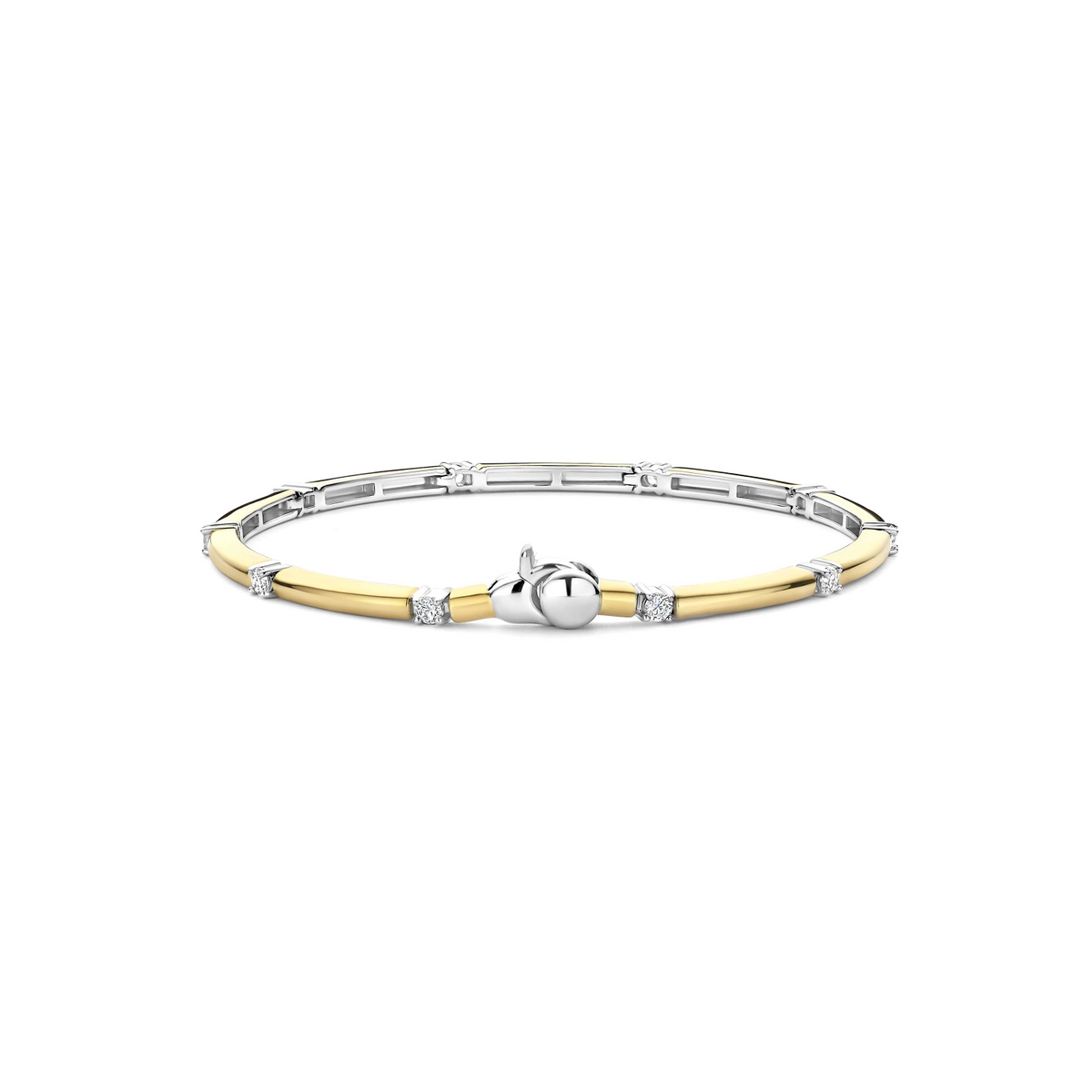 Classic Rechthoekige Zirkonia Bangle