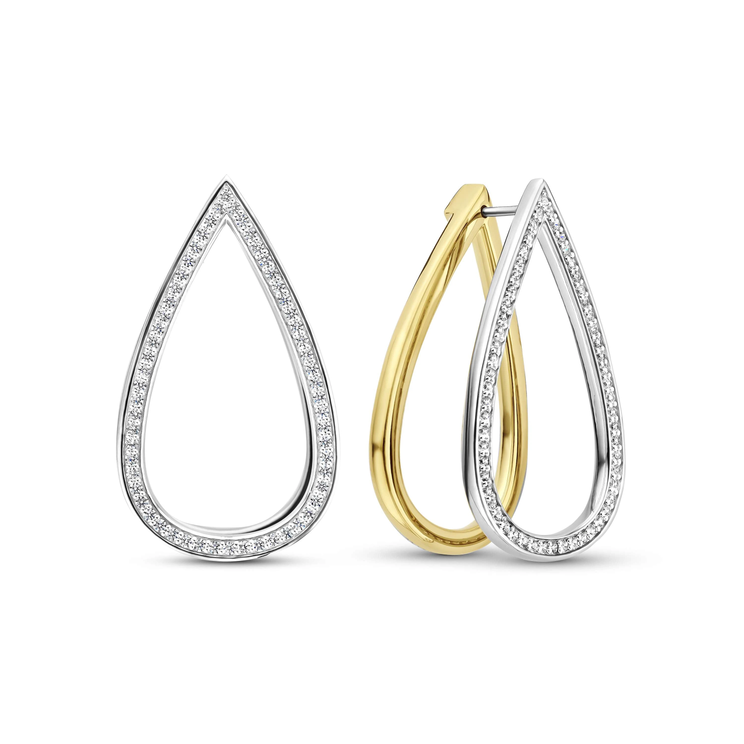 Classic Soft Oval Dubbele Oorbellen