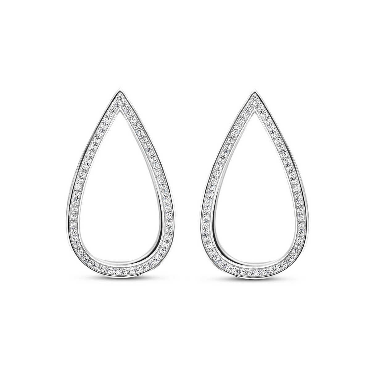 Classic Soft Oval Dubbele Oorbellen