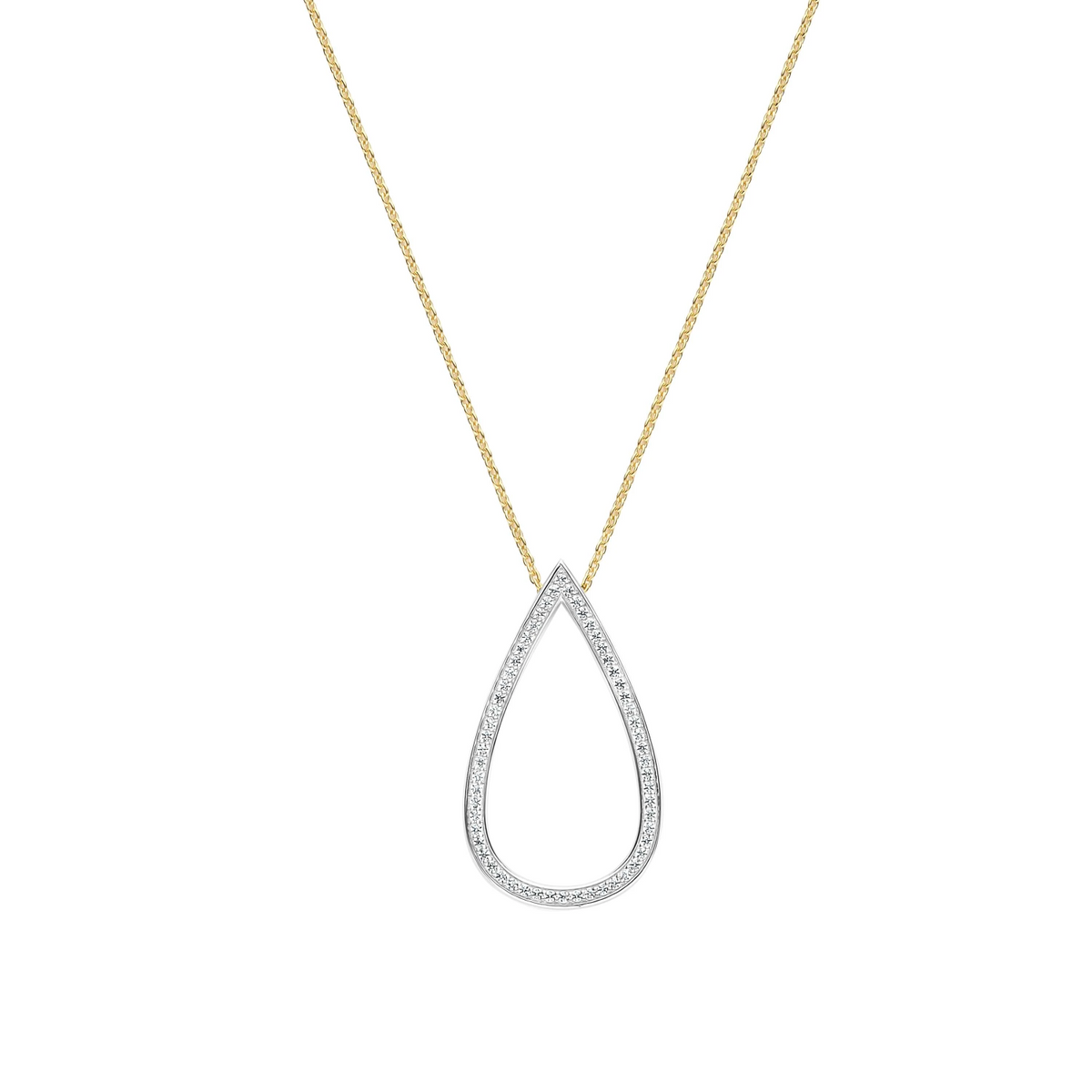 Classic Soft Oval Ketting Goudkleurig