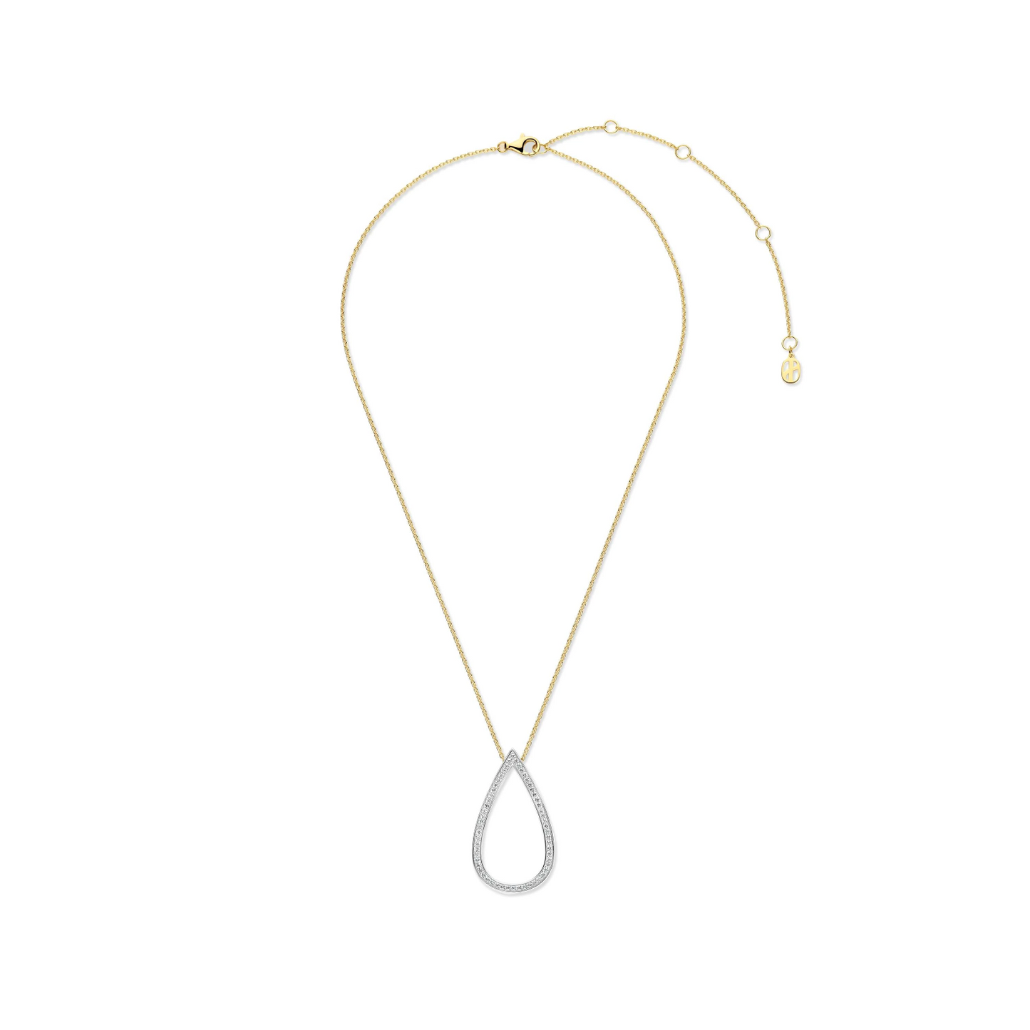 Classic Soft Oval Ketting Goudkleurig