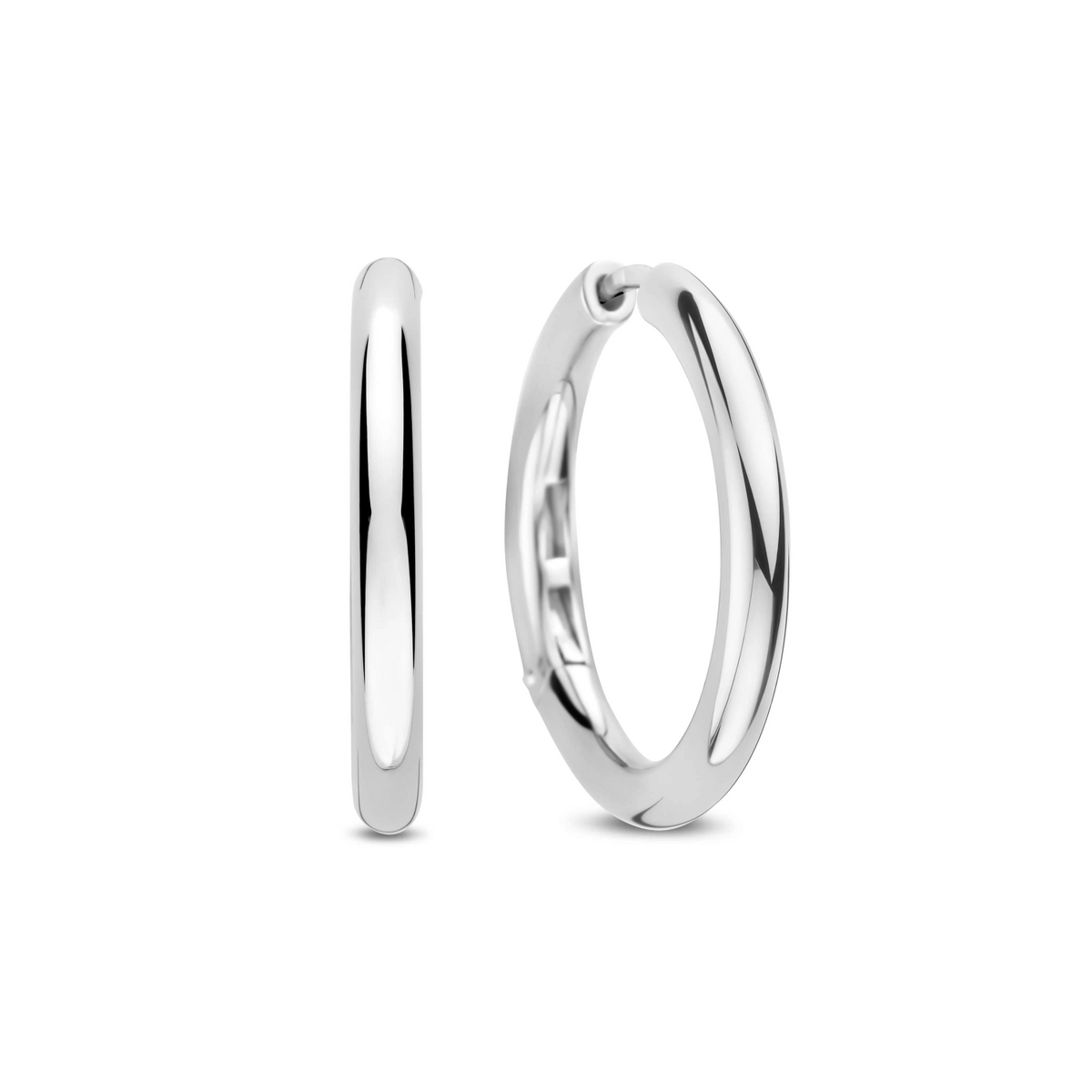 Classic Zilveren Oversized Hoops 25mm