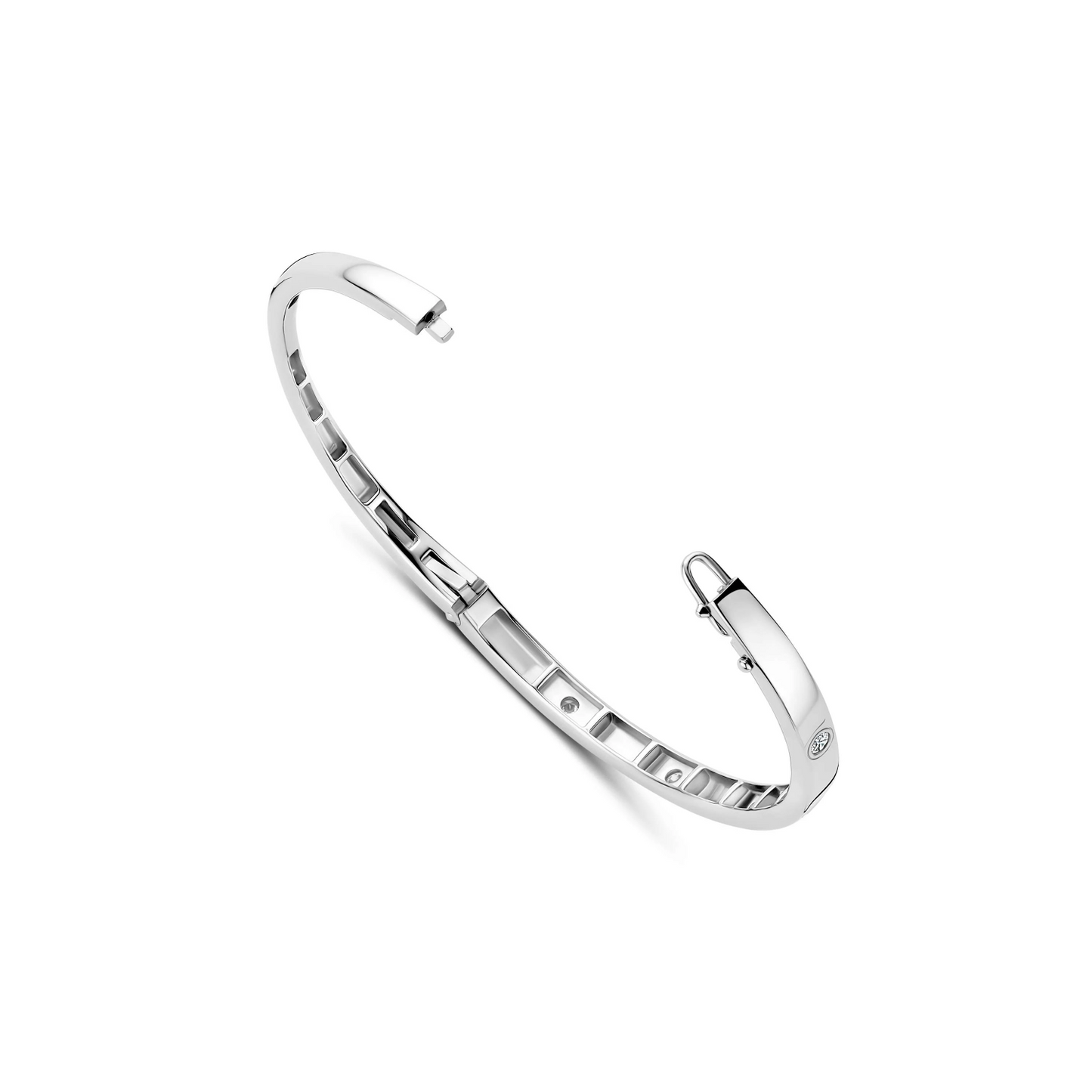 Classic Zirkonia Bangle Zilver