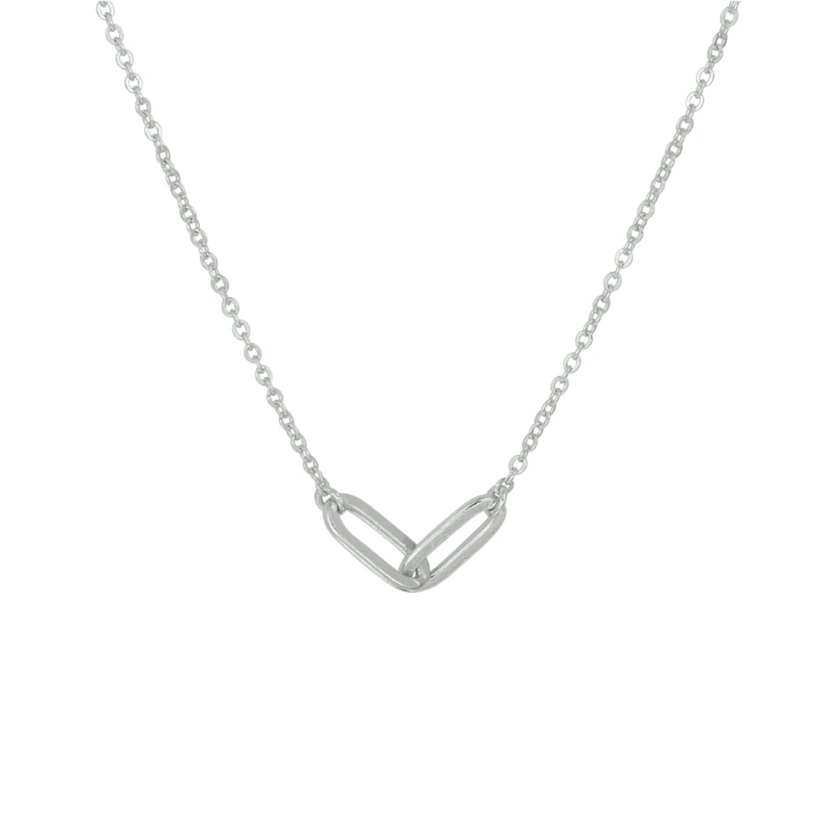 collier 1,2 mm 41 + 4 cm zilver gerhodineerd