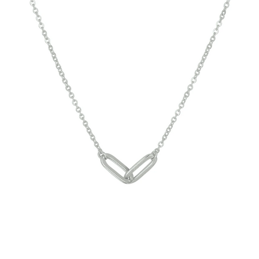 collier 1,2 mm 41 + 4 cm zilver gerhodineerd