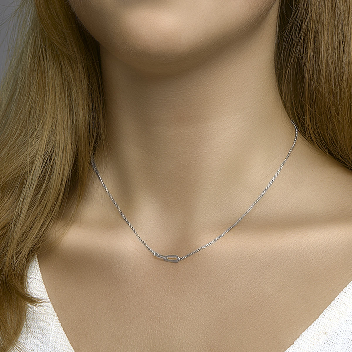 collier 1,2 mm 41 + 4 cm zilver gerhodineerd