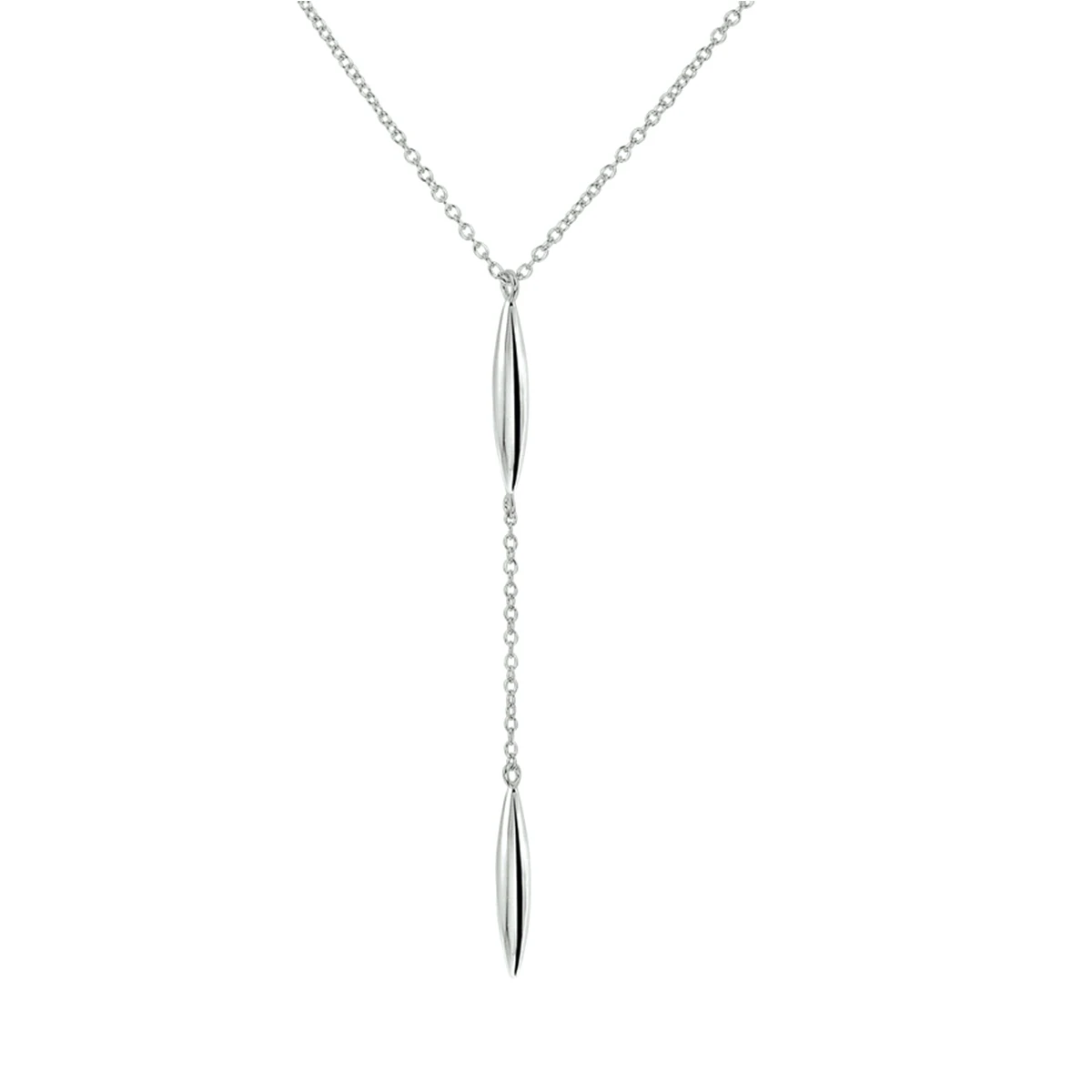 collier 1,3 mm 41 + 4 cm zilver gerhodineerd