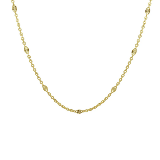 collier 1,5 mm 40 - 42 - 44 cm 14K geelgoud
