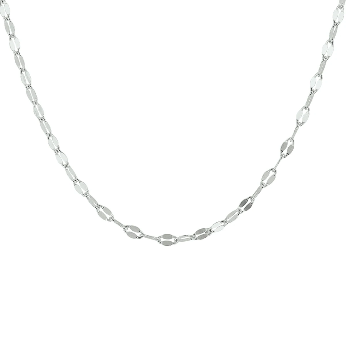 collier 2,2 mm zilver gerhodineerd