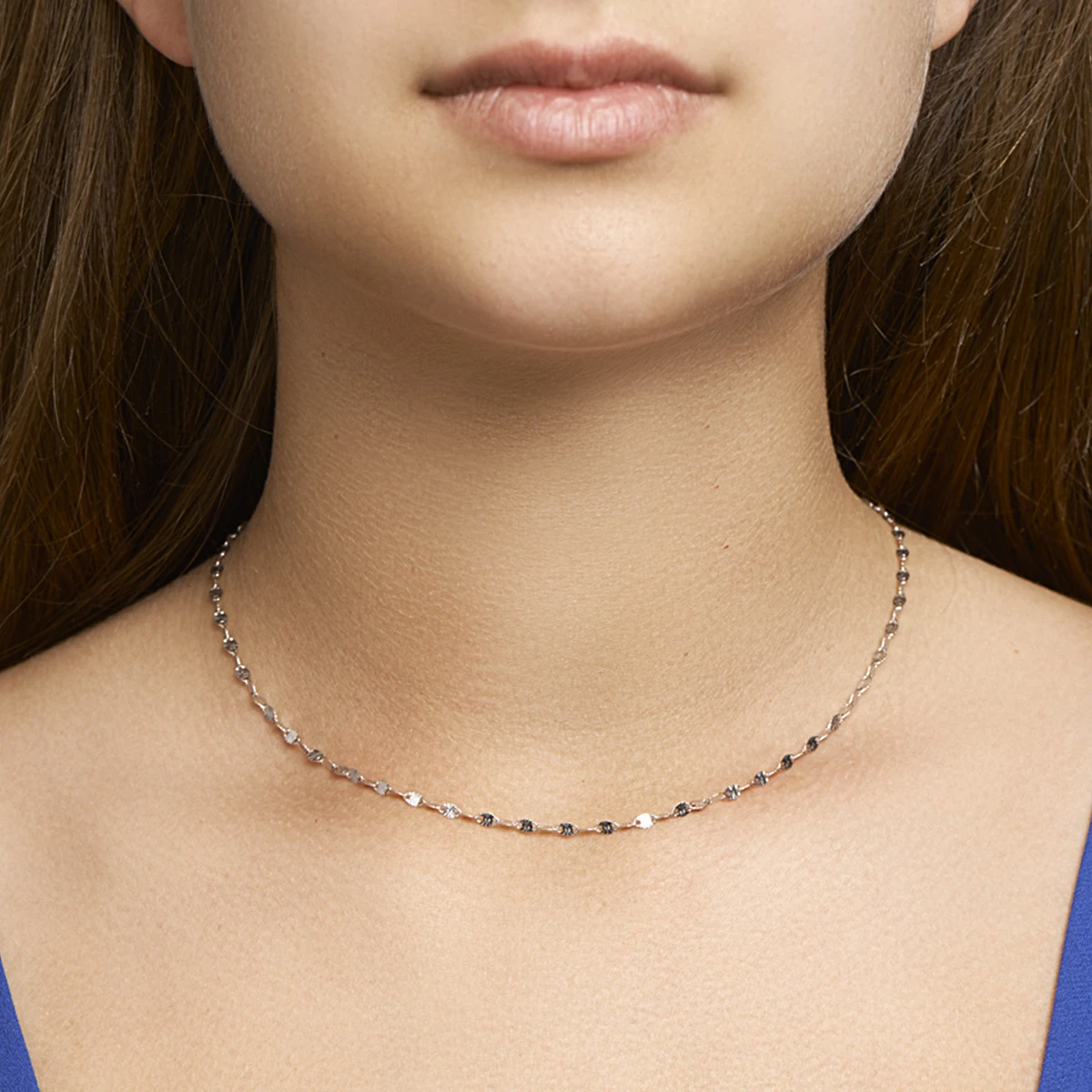 collier 2,5 mm 40 + 4 cm zilver gerhodineerd