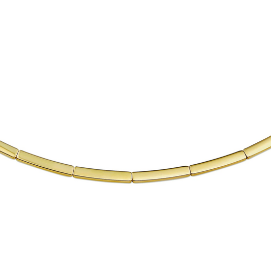collier 2,5 mm 43 cm 14K geelgoud