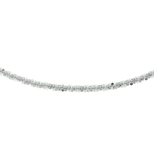 collier 3,0 mm 45 cm zilver gerhodineerd
