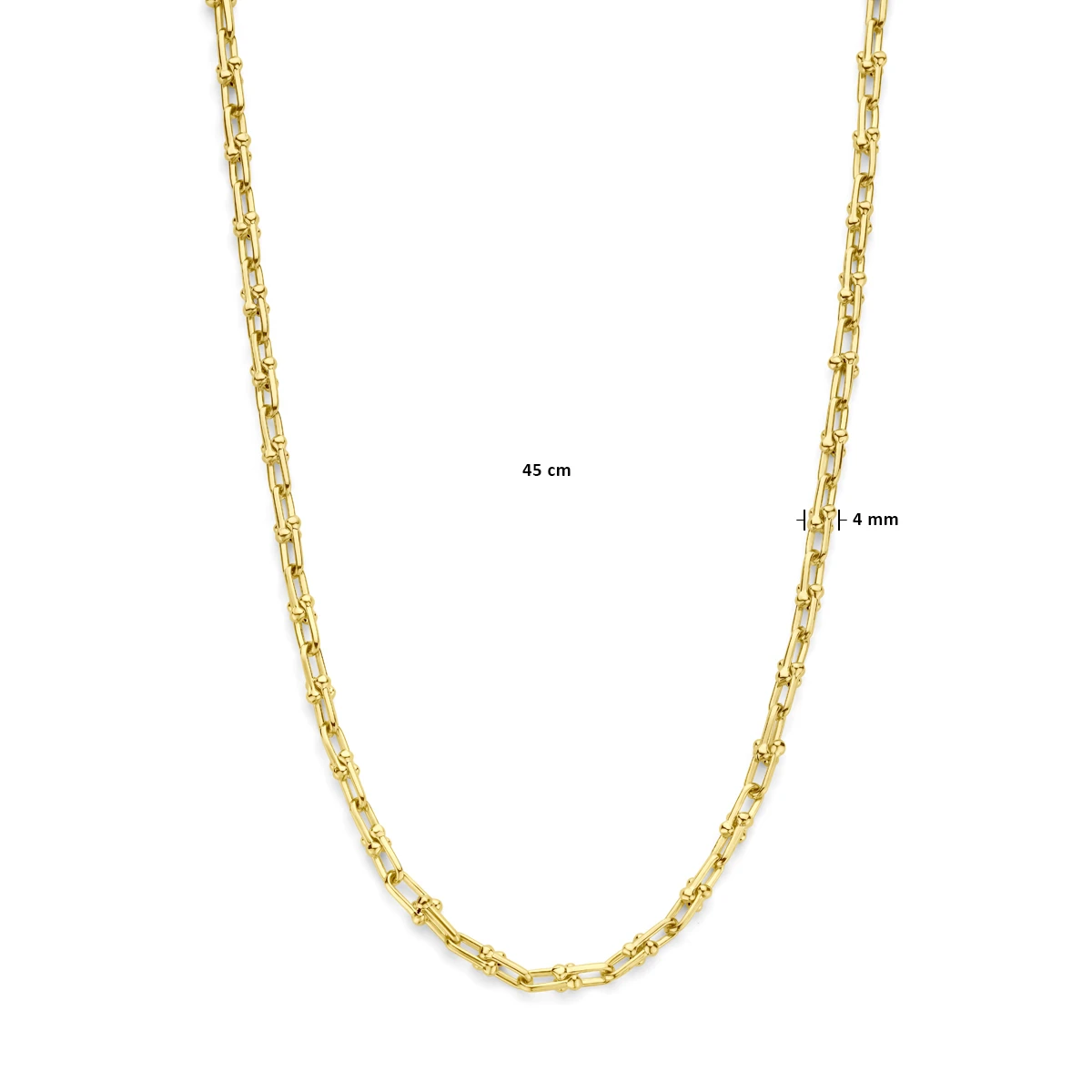 collier 4,0 mm 45 cm 14K geelgoud
