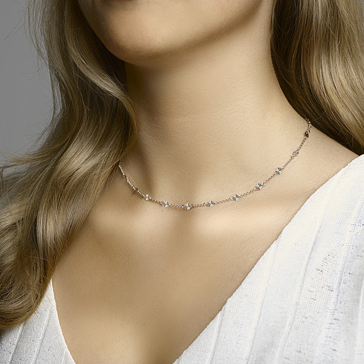 collier 4,2 mm 40 + 3 cm zilver gerhodineerd