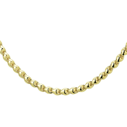 collier 5,0 mm 46 cm 14K geelgoud