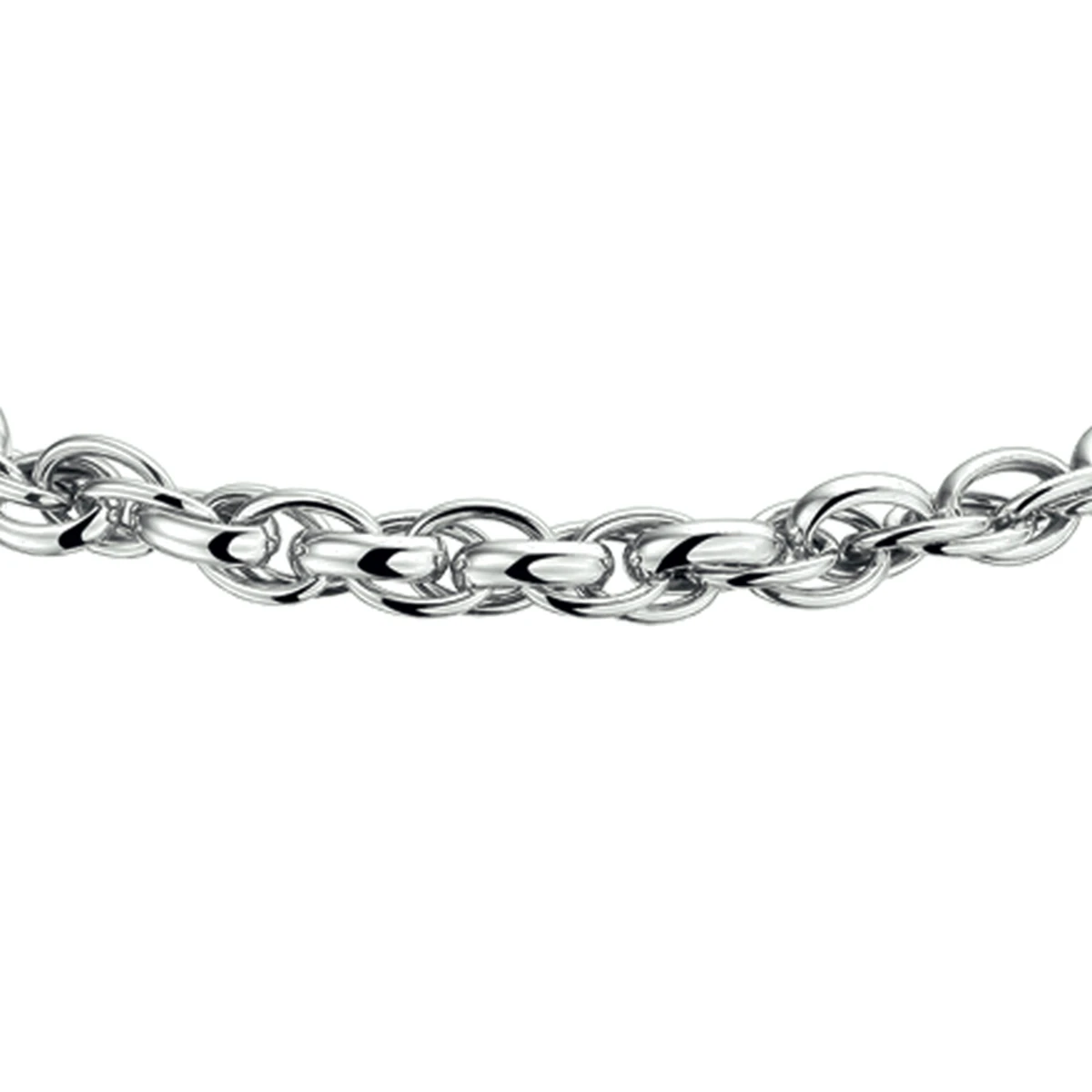 collier 6,5 mm 45 cm zilver gerhodineerd