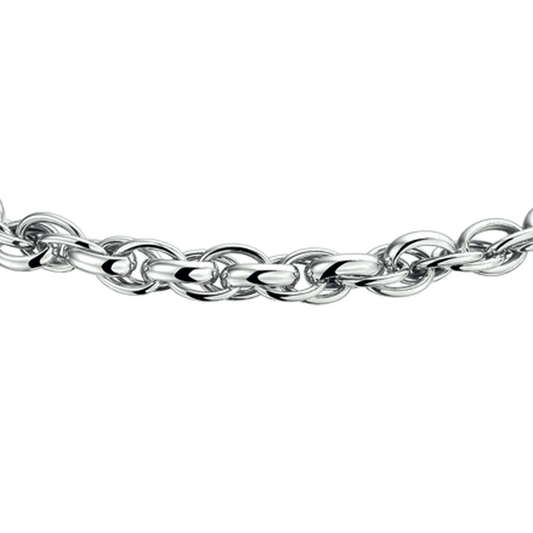 collier 6,5 mm 45 cm zilver gerhodineerd
