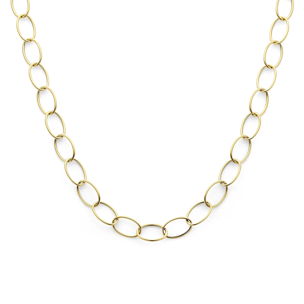collier 9,5 mm 42 + 3 cm 14K geelgoud