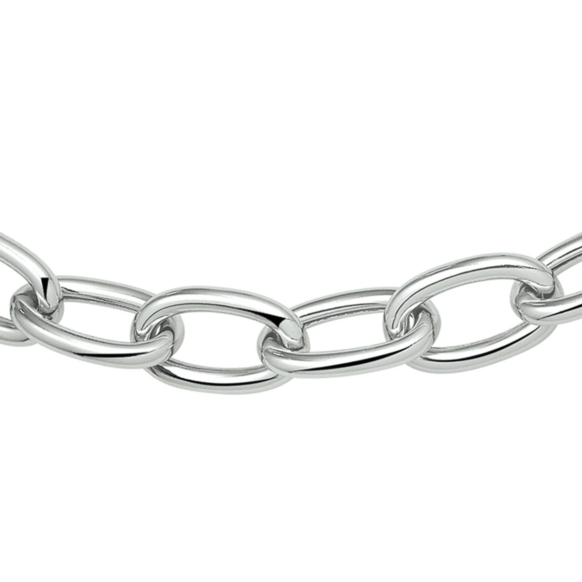 collier anker 11 mm 48 cm zilver gerhodineerd
