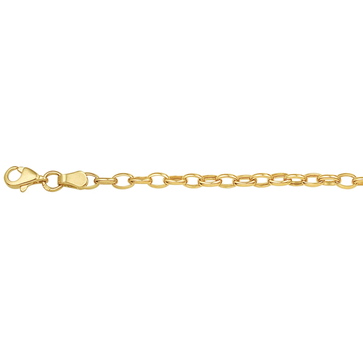 collier anker 3,1 mm 43 cm 14K geelgoud