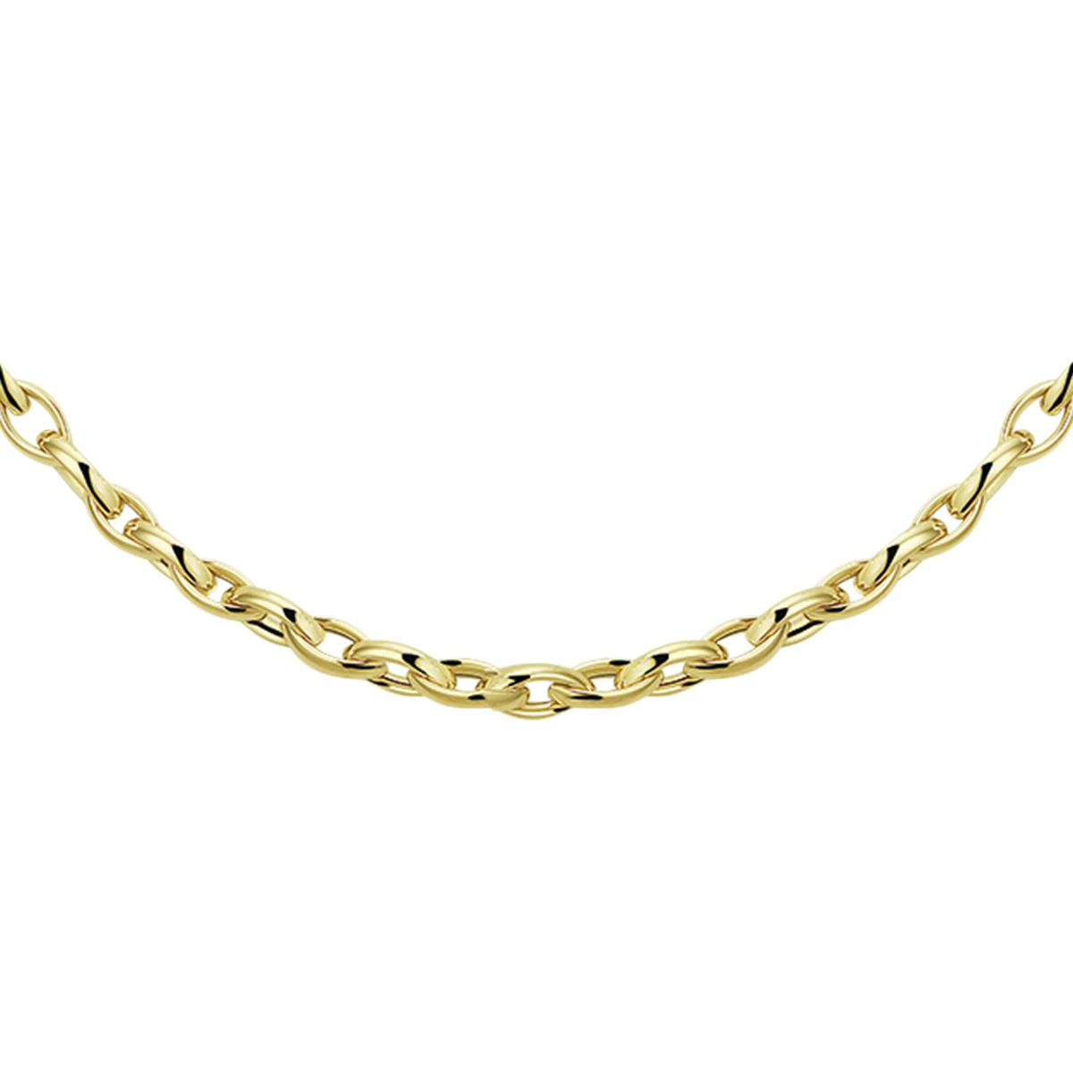 collier anker 4,5 mm 45 cm 14K geelgoud
