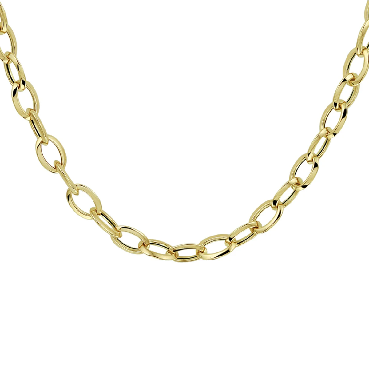collier anker 5,7 mm 45 cm 14K geelgoud