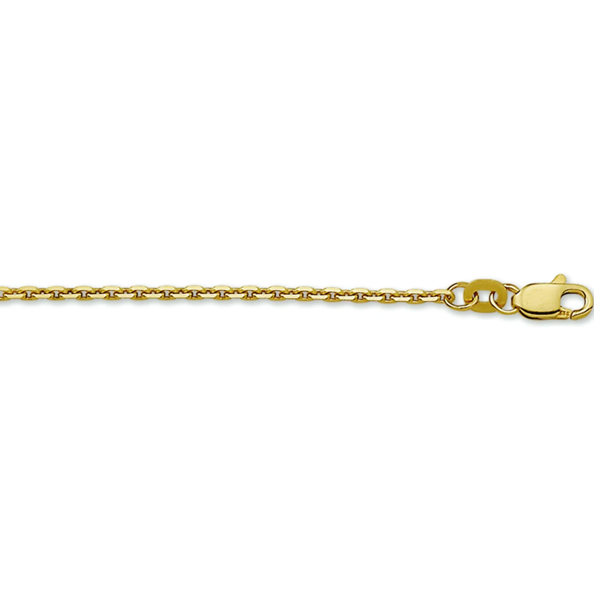 anker gediamanteerd 1,7 mm 14K geelgoud