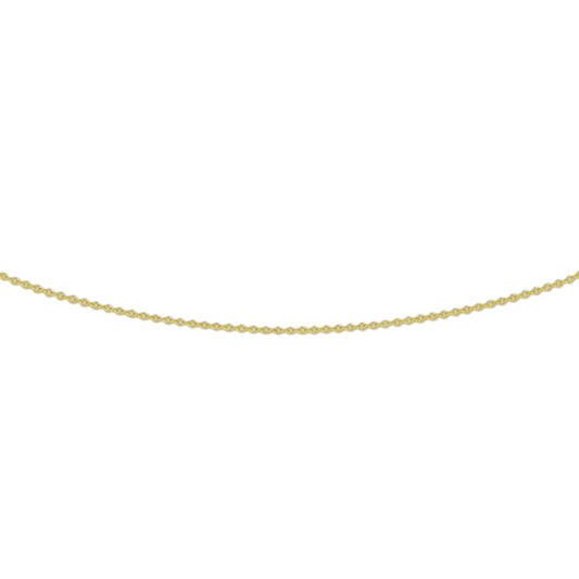 anker plat 0,8 mm 14K geelgoud