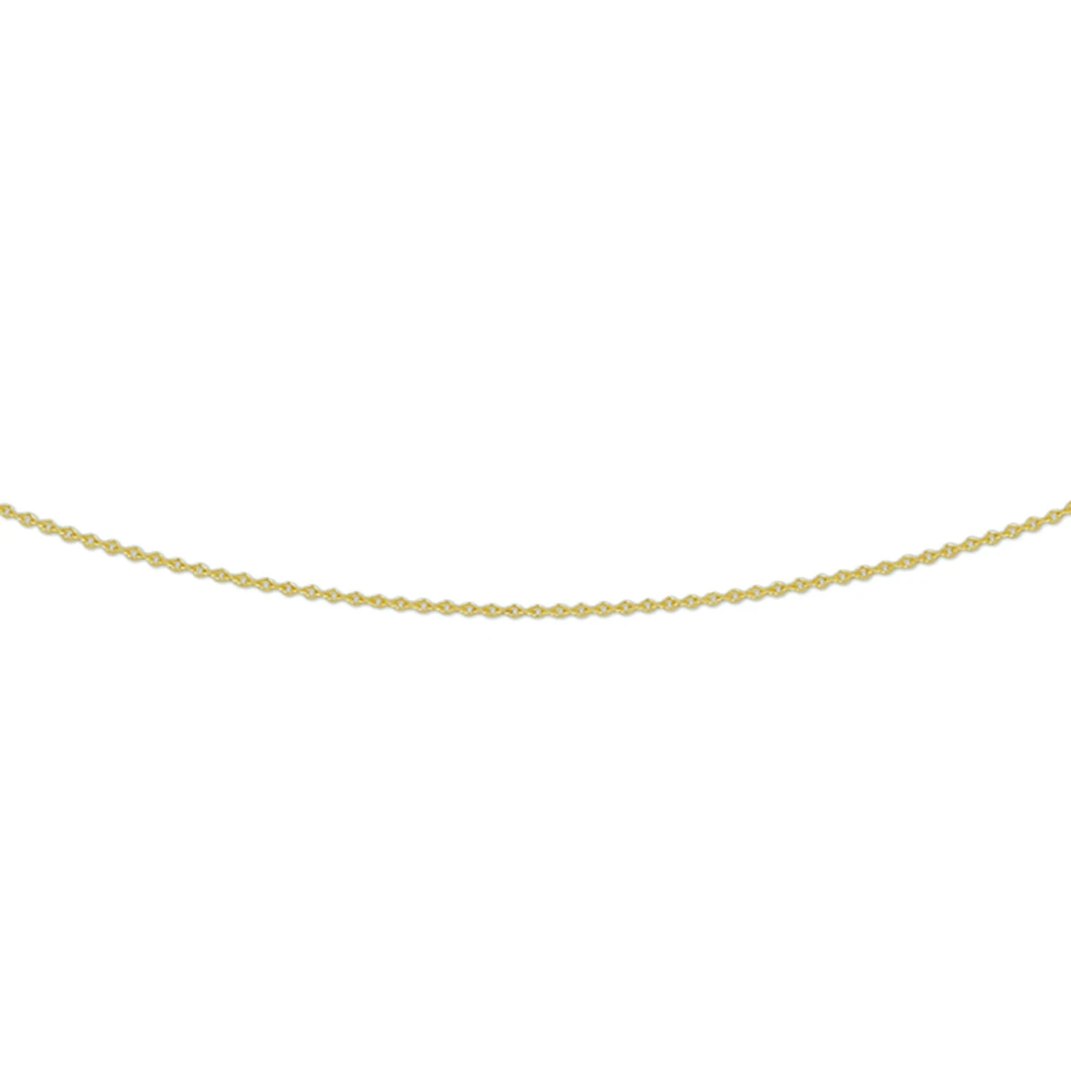 anker plat 0,8 mm 14K geelgoud