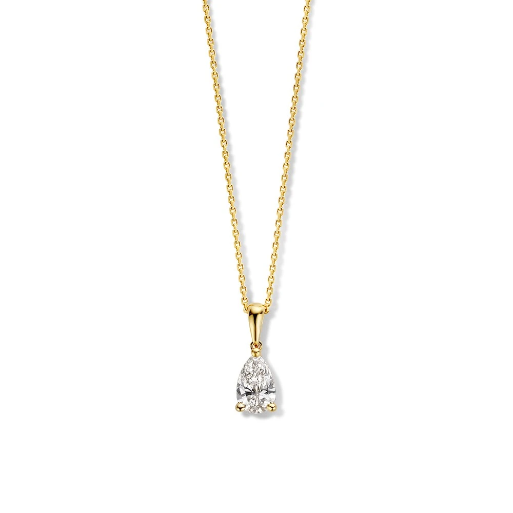 Collier Ava 0,50 crt. geelgoud