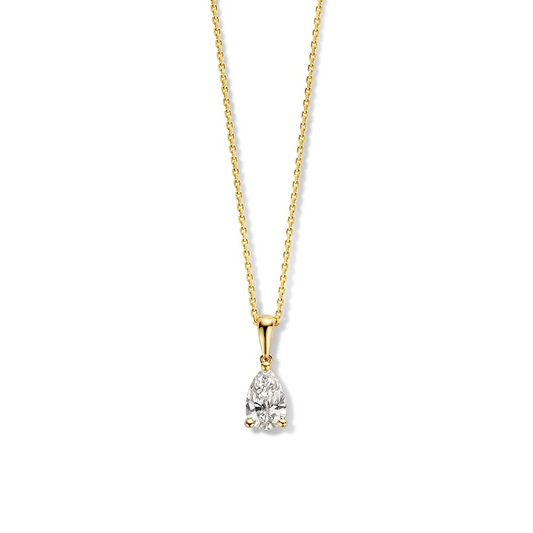 Collier Ava 0,50 crt. geelgoud