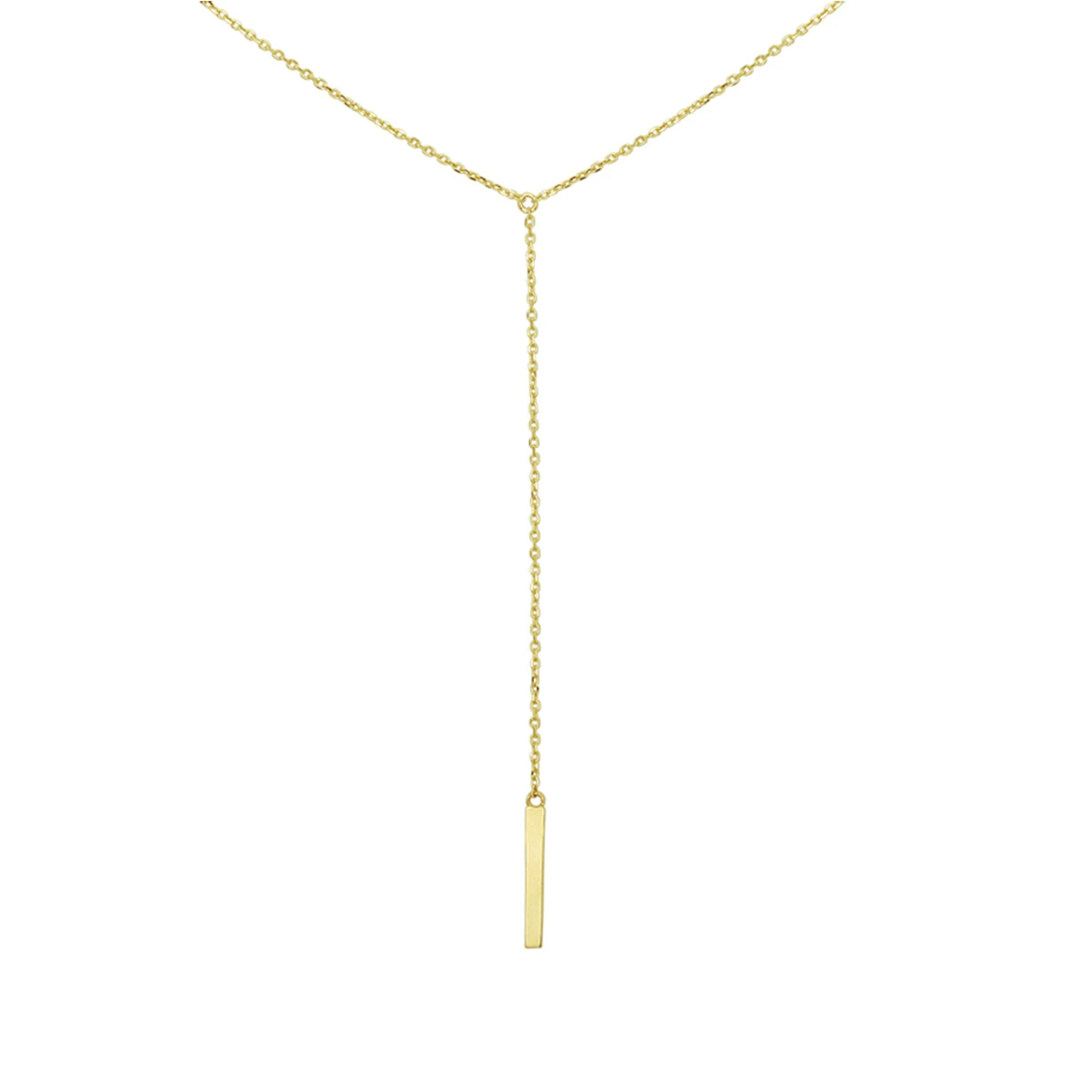 collier balkje 41 - 43 - 45 cm 14K geelgoud