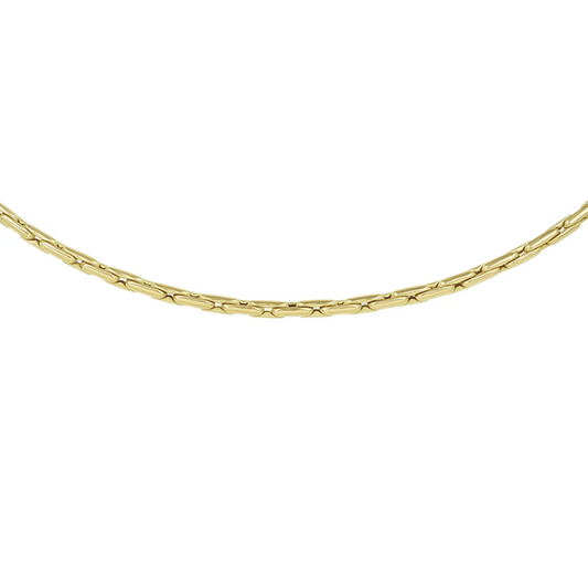 collier cardano 2,7 mm 45 cm 14K geelgoud