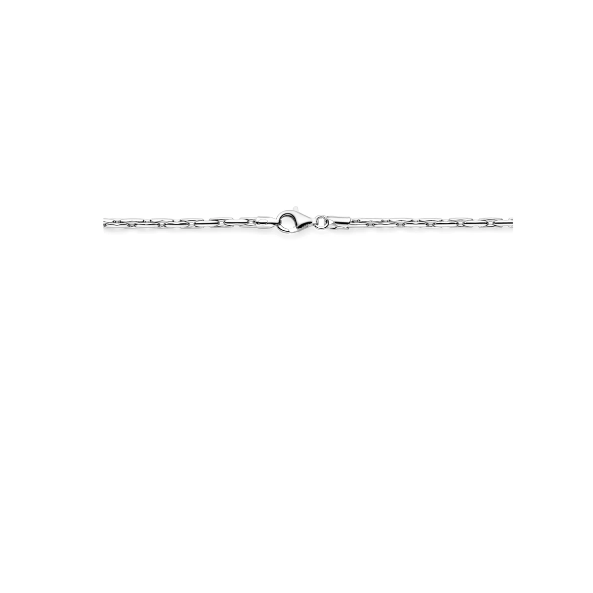 collier cardano 2,7 mm 45 cm zilver gerhodineerd