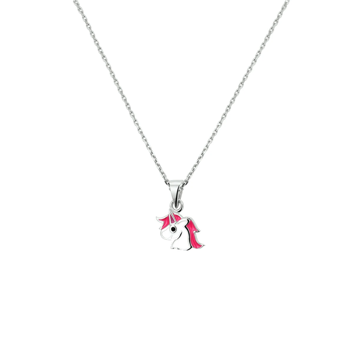 collier eenhoorn 1,1 mm 36 + 4 cm zilver gerhodineerd
