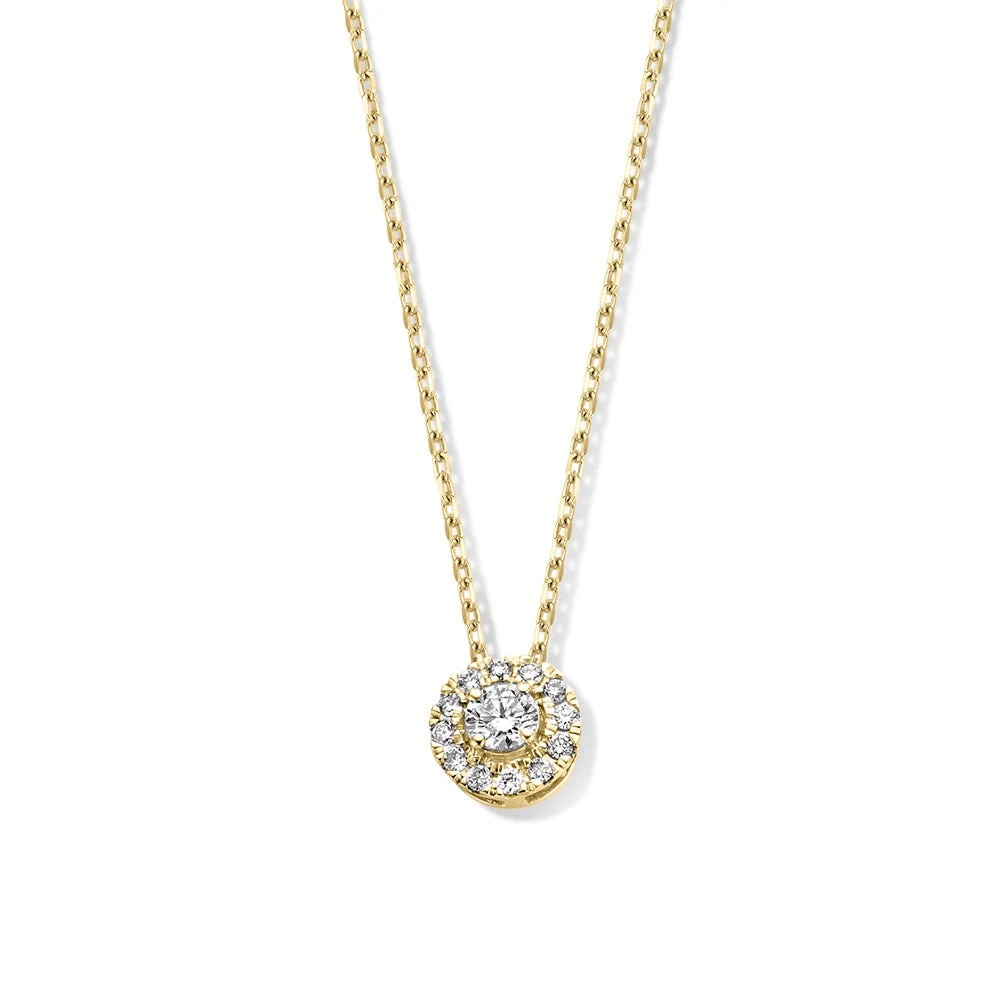 Collier Emma 0,20 crt. geelgoud