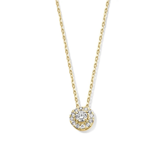 Collier Emma 0,20 crt. geelgoud
