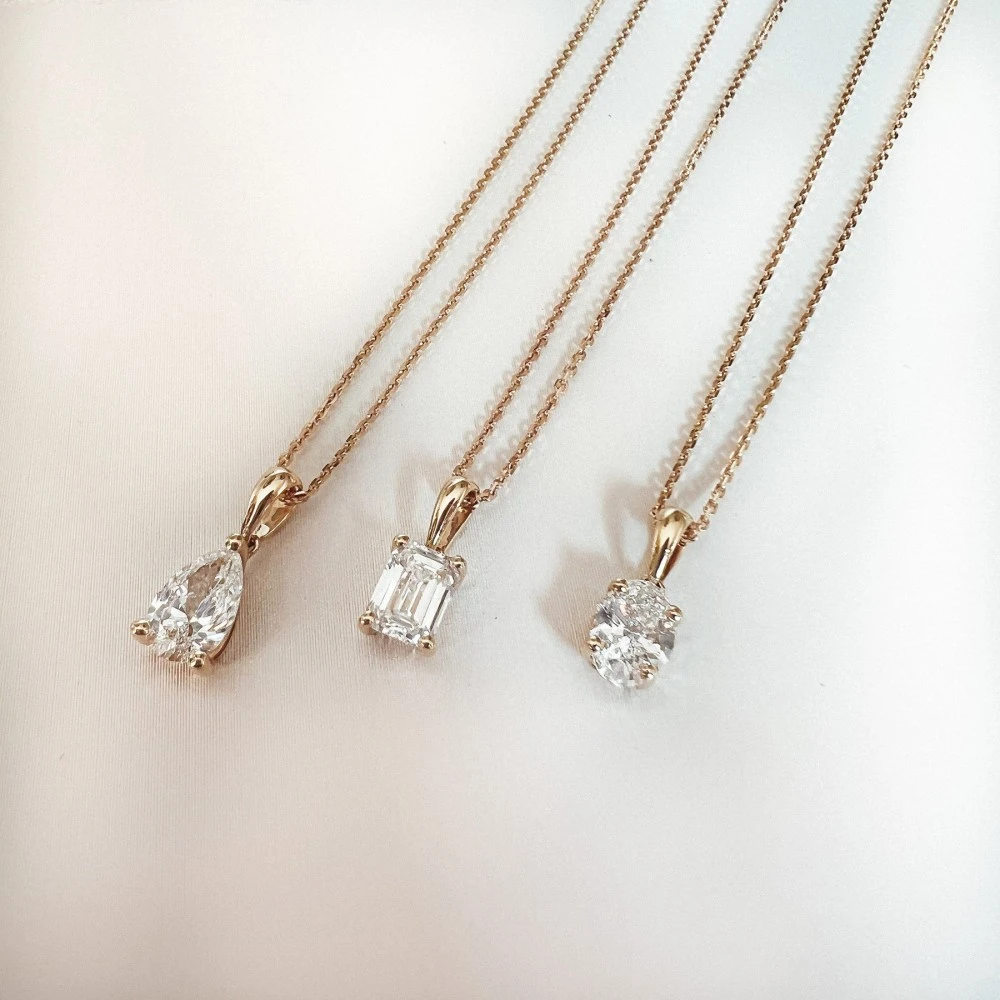 Collier Franky 0,50 crt. geelgoud