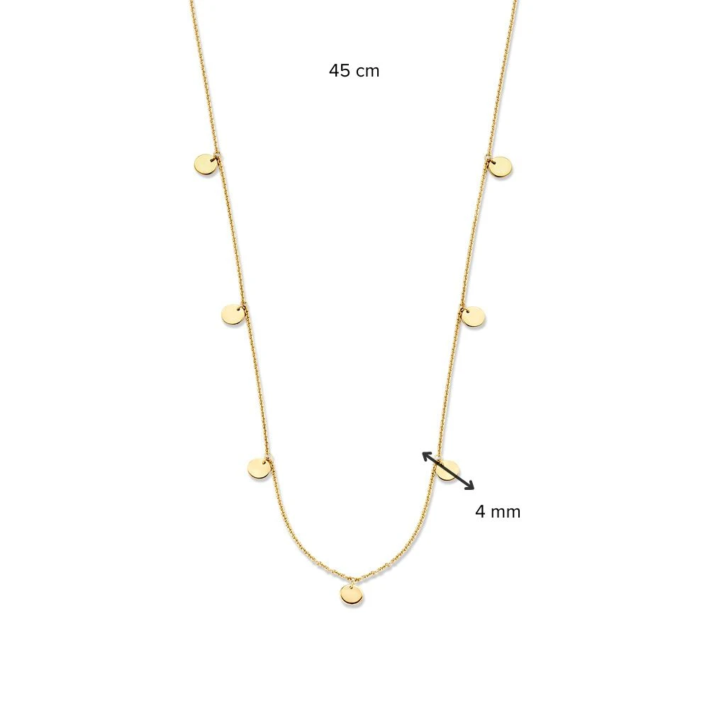Collier geelgoud