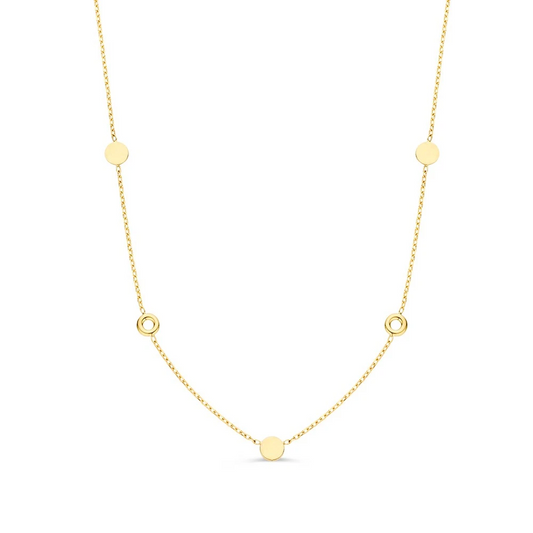 Collier geelgoud