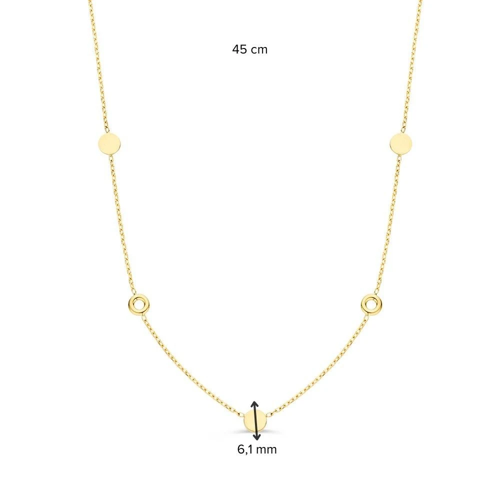 Collier geelgoud