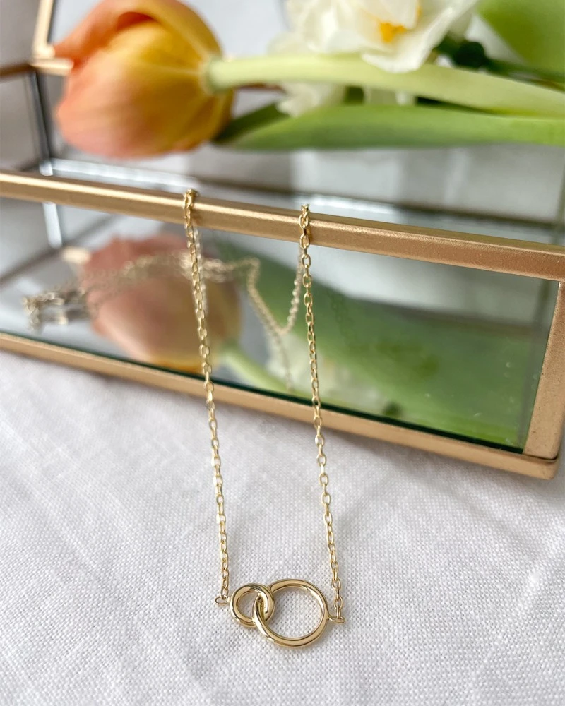 Collier geelgoud