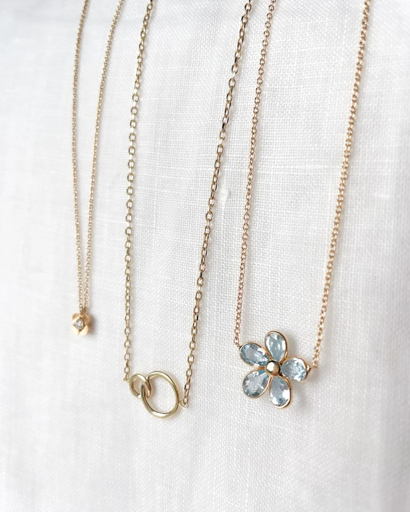 Collier geelgoud
