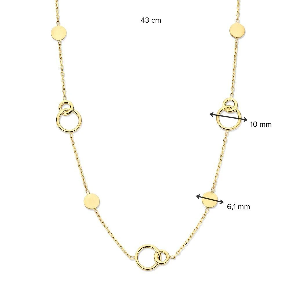 Collier geelgoud