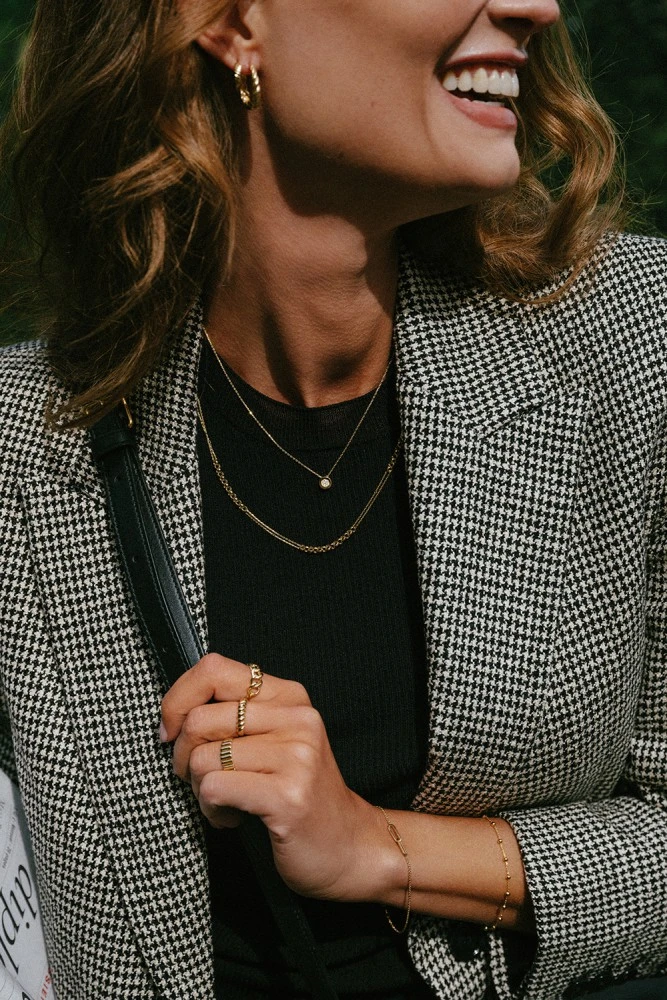 Collier geelgoud