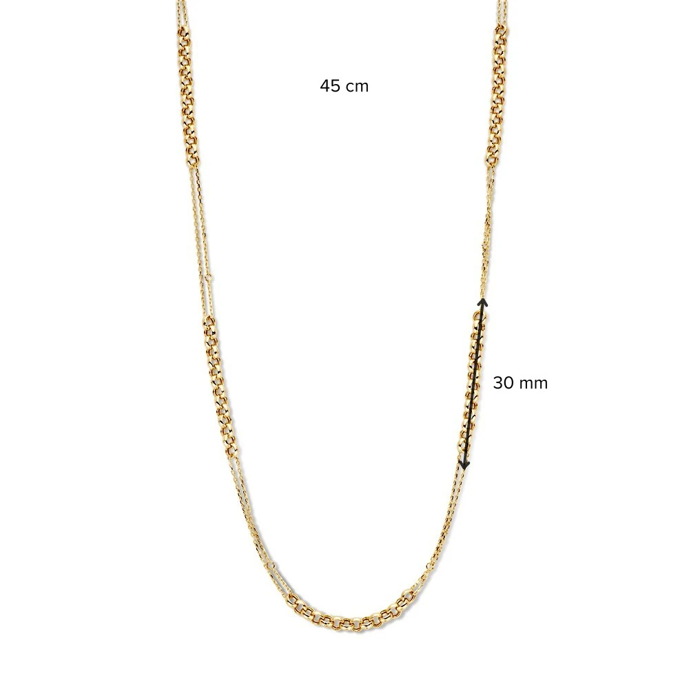 Collier geelgoud