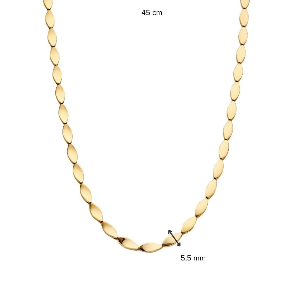 Collier geelgoud